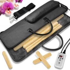 SereneLife Thermal Therapy Bamboo Stick Massage Kit PSLMSGBMB22