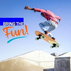 Serenelife Canadian Maple Deck Skateboard