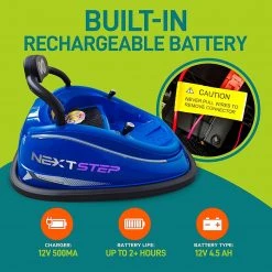 Serenelife 360° Spinning Kids Bumper Car SLBUPC22