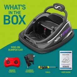 Serenelife 360° Spinning Kids Bumper Car SLBUPC78