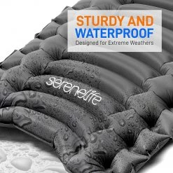 SereneLife Ultralight Sleeping Pad With Carrying Bag Sports & Outdoors