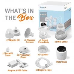 SereneLife Baby Products Double Electric Breast Pump SIBPX3