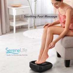 SereneLife Shiatsu Foot Massager SLFTMSG20 Health & Beauty