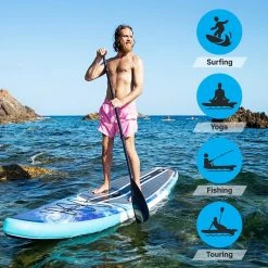 Serenelife Sports & Outdoors SUP Stand-Up Paddle-Board SLSUPB872