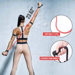 SereneLife Adjustable Resistance Band SLRBGF