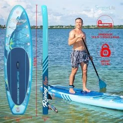 SereneLife Sports & Outdoors SUP Inflatable Paddle Board