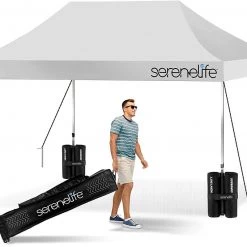 SereneLife Pop Up Canopy Tent Sports & Outdoors