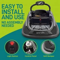 Serenelife 360° Spinning Kids Bumper Car SLBUPC78