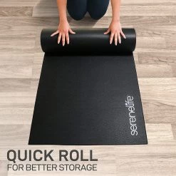 Serenelife PVC Bike Mat SLBIKEMT Sports & Outdoors