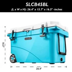 Serenelife Portable Cooler Box SLCB45BL