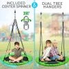 Serenelife Children’s Hanging Swing Seat SLSWNG100GN Sports & Outdoors