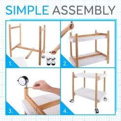 Serenelife Home & Lighting Serving Cart SLSRVCRT400