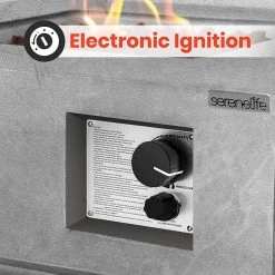 Serenelife Propane Gas Fire Pit SLFPLG9 Tools & Garden