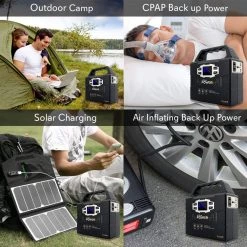 SereneLife Rechargeable Battery Portable Power Generator SLSPGN10 Camping & Outdoor