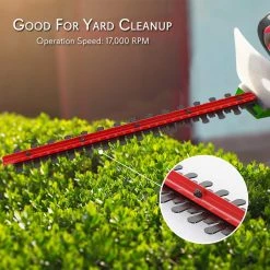 SereneLife Corded Electric Handheld Hedge Trimmer PSLHTRIM52