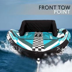 SereneLife Inflatable Towable Tube For Boating SLTOWBL20 Sports & Outdoors