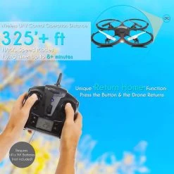 SereneLife Drone Quad-Copter With HD Camera+Video SLDR18HD