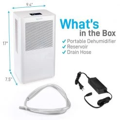 SereneLife Portable Dehumidifier PDUMID95