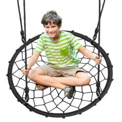 SereneLife Sports & Outdoors Indoor/Outdoor Hanging Rope Swinging Seat Spinner SLSWNG200