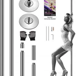 SereneLife Sports & Outdoors Professional Spinning Dancing Pole SLDPS