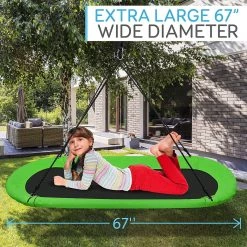 Serenelife Oval Swings Sports & Outdoors