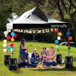 SereneLife Pop Up Canopy Tent Sports & Outdoors