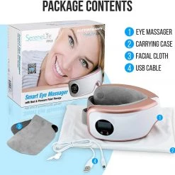 SereneLife Smart Eye Massager SLEYMSG40PK Health & Beauty