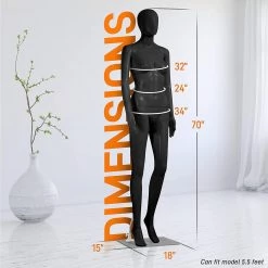 Home & Lighting SereneLife Adjustable Female Mannequin