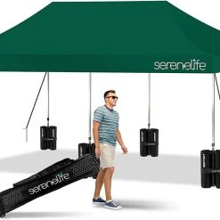 Serenelife Sports & Outdoors Tent Commercial Instant Shelter 40 Serenelife Sports & Outdoors Tent Commercial Instant Shelter