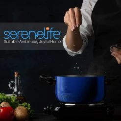 Serenelife Home & Lighting Home Kitchen Cookware 15-Piece Set