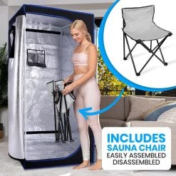 SereneLife Portable Steam Sauna SLISAU35BK Health & Beauty