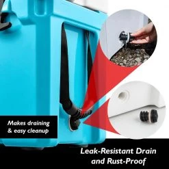 Serenelife Sports & Outdoors Portable Cooler Box SLCB75BL