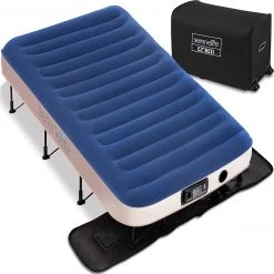 Serenelife Raised EZ-Bed Inflatable Air Mattress With Frame Sports & Outdoors