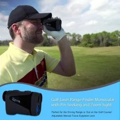 SereneLife Golf Laser Range Finder Monocular SLGRF30BK