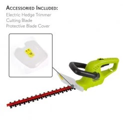 SereneLife Corded Electric Handheld Hedge Trimmer PSLHTRIM52