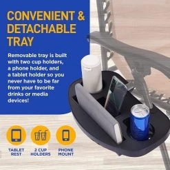 Serenelife Adjustable Zero Gravity Chair Set