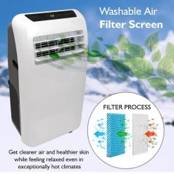 SereneLife Portable Air Conditioner And Heater SLACHT108