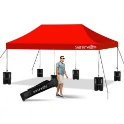 SereneLife Pop Up Canopy Tent Sports & Outdoors