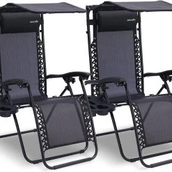 Serenelife Adjustable Zero Gravity Chair Set