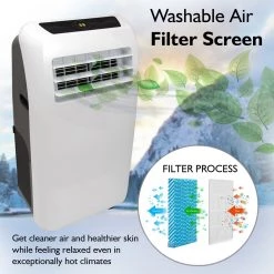 SereneLife Portable Air Conditioner And Heater SLACHT128 Home & Lighting