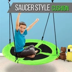 SereneLife Sports & Outdoors Trees Hanging Circle Saucer Swing SLSWNG350