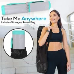 SereneLife Inflatable Air Tumbling Mat 9.8Ft Sports & Outdoors