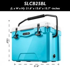 Serenelife Sports & Outdoors Portable Cooler Box SLCB25BL