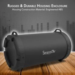 SereneLife Wireless Boombox Stereo Speaker SLBSP11 Camping & Outdoor