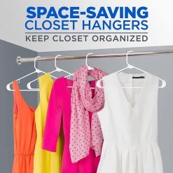 Serenelife Home & Lighting Plastic Clothes Hangers SLHPL100