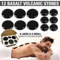 Serenelife Portable Hot Stone Massage System PSLMSGST40PK