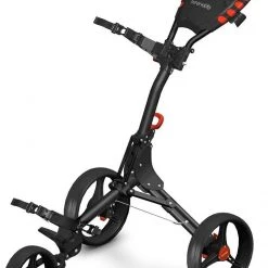 SereneLife Sports & Outdoors Foldable 3-Wheel Golf Push Cart SLG3W