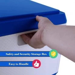 SereneLife Home & Lighting Locking Storage Container Bin 21 Gallon SLSBIN20