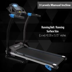 SereneLife Smart Folding Treadmill SLFTRD25 Sports & Outdoors