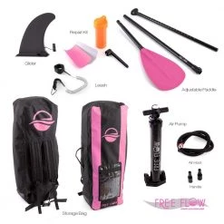 SereneLife Free-Flow SUP Inflatable Paddle Board Sports & Outdoors